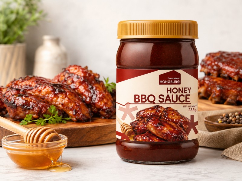 甘くて濃厚なハニーBBQソース