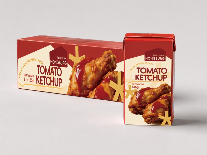 テトラパックのトマトケチャップ