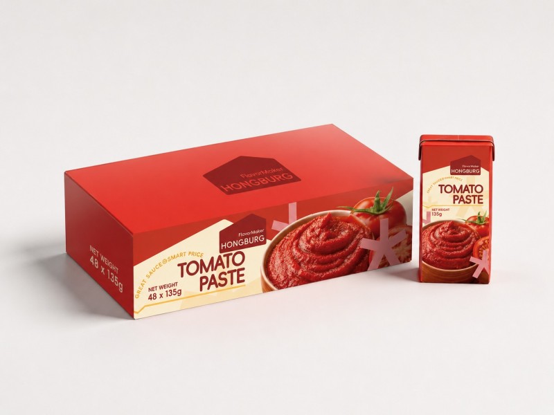 テトラパックのトマト ペースト